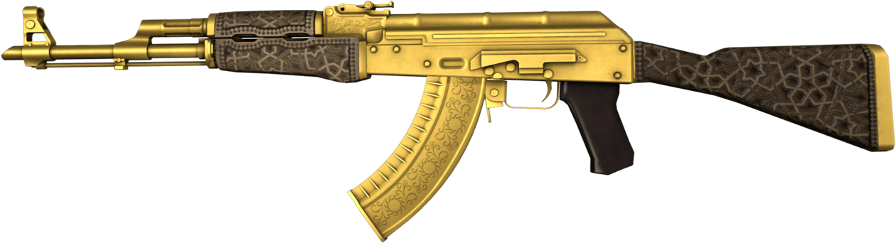 Preview image 2 of AK-47 | Arabesque dorée (Très peu usée)