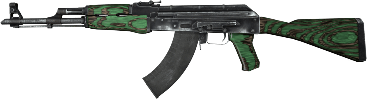 Preview image 1 of AK-47 | Laminado verde (Algo desgastado)