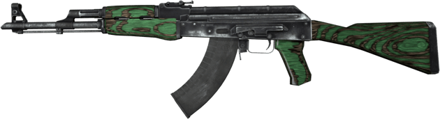 Souvenir AK-47 | Green Laminate (Well-Worn)