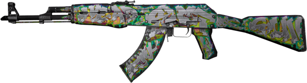 AK-47 | Head Shot (มีรอยถลอกอย่างมาก)