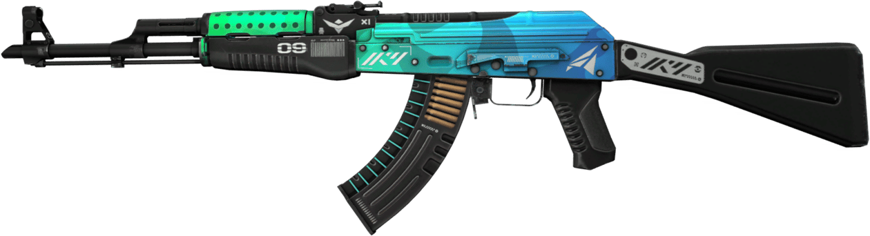 Preview image 2 of AK-47 | Zimny gradient (Po testach bojowych)