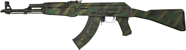 AK-47 | Kolory dżungli (mocne zużycie)