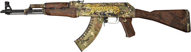 AK-47 | Jaguar amerykański (mocne zużycie)