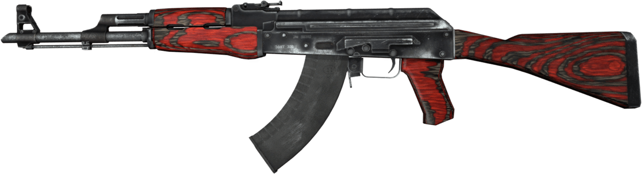 Preview image 1 of AK-47 | Laminado rojo (Deplorable)