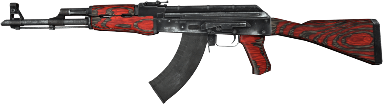 Preview image 1 of AK-47 | Rouge stratifié (Très peu usée)