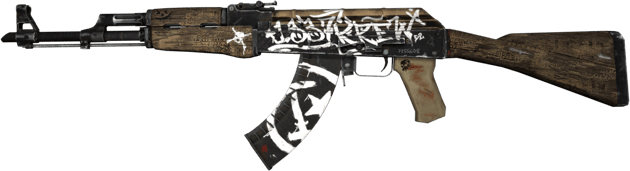 StatTrak™ AK-47 | Rebelde del yermo (Casi nuevo)