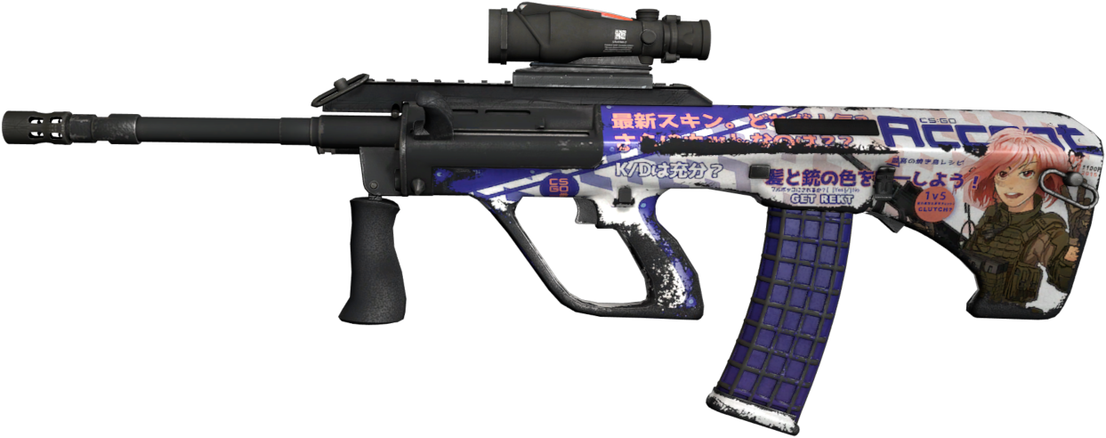 AUG | Akihabara Accept (Well-Worn) - Skins Wiki