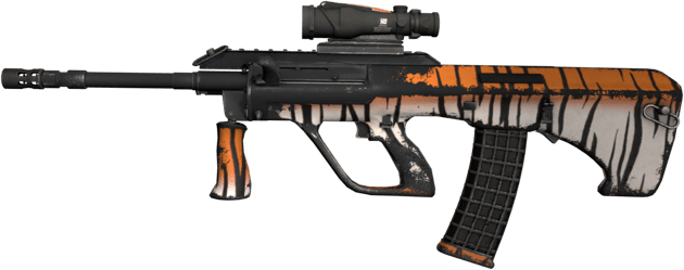 StatTrak™ AUG | 뱅골 호랑이 (꽤 닳은)