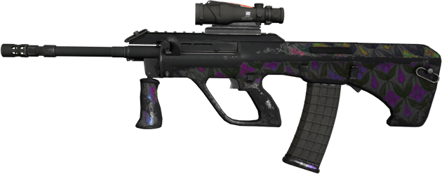 AUG | Midnight Lily (Battle-Scarred)