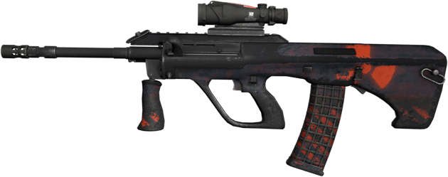 AUG | 방사능 오염 (전투로 닳고 닳은)