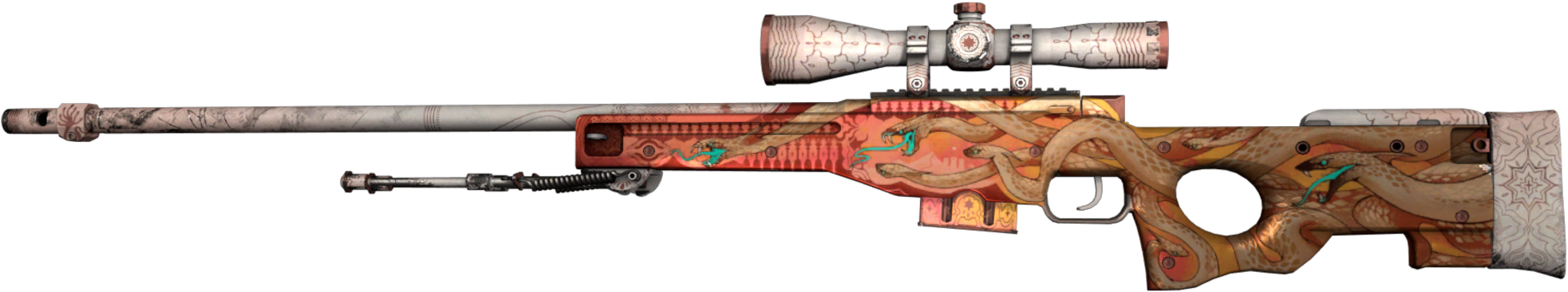 Souvenir AWP | Desert Hydra (Well-Worn)