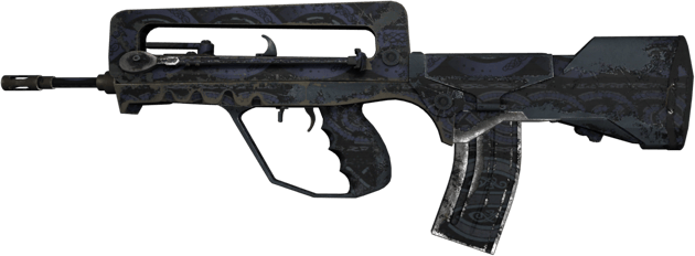 FAMAS | Night Borre (Battle-Scarred)