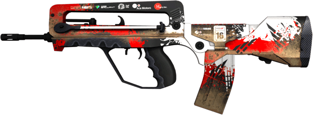 StatTrak™ FAMAS | Klatka bezpieczeństwa (lekkie zużycie)