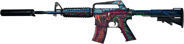 M4A1-S | Hyper Beast (Battle-Scarred)