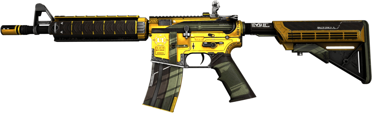 Preview image 2 of StatTrak™ M4A4 | Estraga Prazeres (Field-tested)