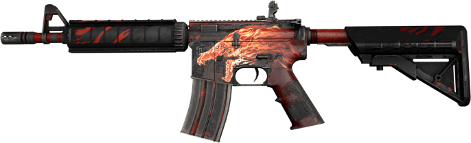 M4A4 | 포효 (꽤 닳은)