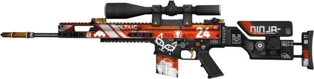 SCAR-20 | Contacto sangriento (Algo desgastado)