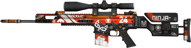 SCAR-20 | Bloodsport (มีรอยถลอกเล็กน้อย)