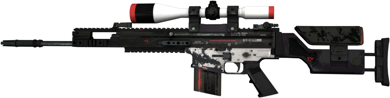 StatTrak™ SCAR-20 | Cyrex (Well-Worn)