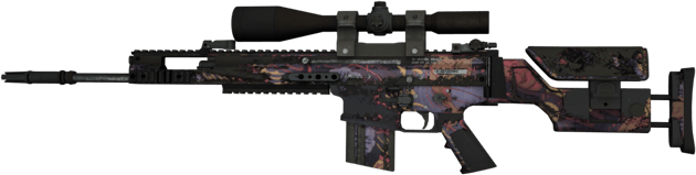 StatTrak™ SCAR-20 | Volaille vivace (Usée)