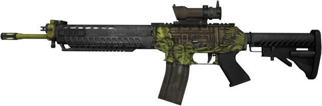 Souvenir SG 553 | Bujne ruiny (po testach bojowych)