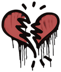 Sealed Graffiti | Broken Heart