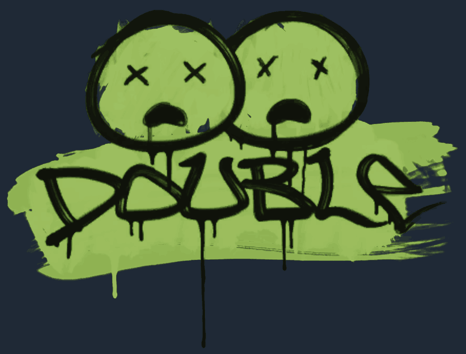 密封的塗鴉 | Double (導線藍)