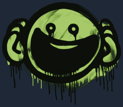 密封的塗鴉 | OMG (鯊魚白)