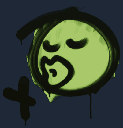 Mühürlü Grafiti | Smooch (İz Sarısı)