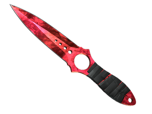 Preview image 2 of StatTrak™ มีดสเกเลตัน | Doppler Ruby (มีรอยถลอกเล็กน้อย)