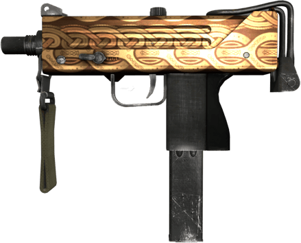 MAC-10 | Copper Borre (Minimal Wear)
