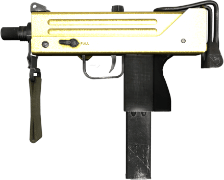 MAC-10 | Goldbarren (Minimale Gebrauchsspuren)