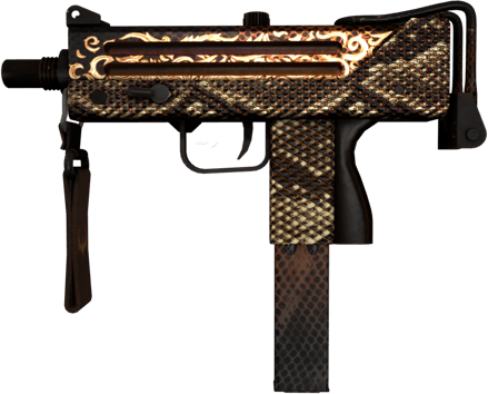 MAC-10 | 핫 스네이크 (꽤 닳은)