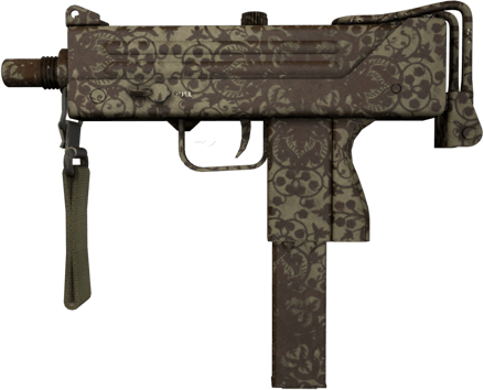 Souvenir MAC-10 | Sienna Damask (Field-Tested)