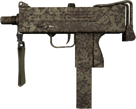 Souvenir MAC-10 | Sienna Damask (Well-Worn)