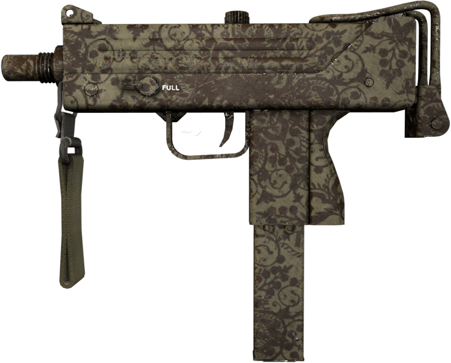 Preview image 2 of MAC-10 | 赭色大马士革 (破损不堪)