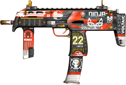 StatTrak™ MP7 | 血腥运动 (略有磨损)