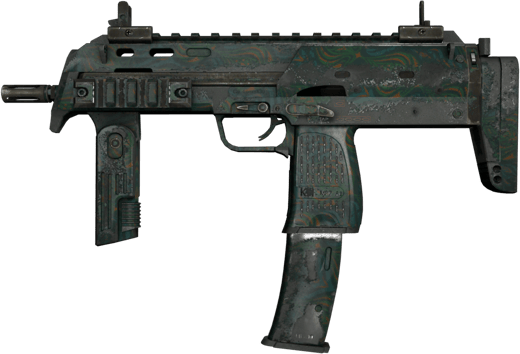 MP7 | 청록색 꽃 (꽤 닳은)