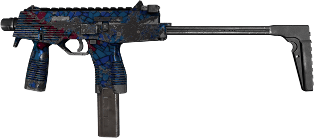 MP9 | 스테인드 글래스 (전투로 닳고 닳은)