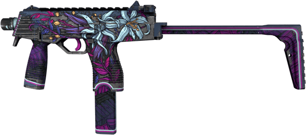 MP9 | Wild Lily (戦いで傷ついた)