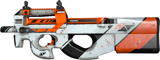 StatTrak™ P90 | Asiimov (mocne zużycie)