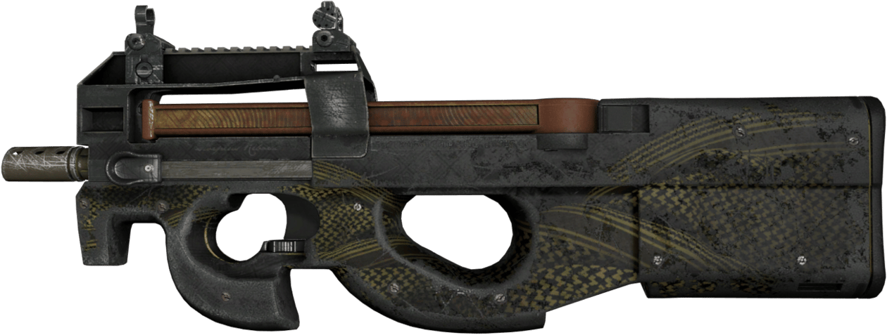 Preview image 1 of StatTrak™ P90 | Guerra do Deserto (Battle-scarred)