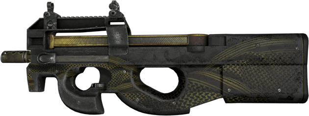 P90 | Desert Warfare (Com Muito Uso)