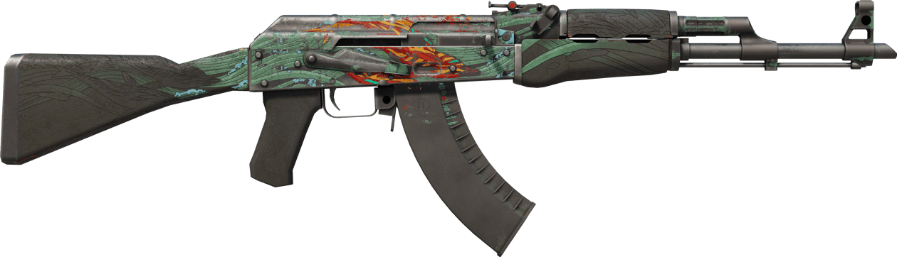 Preview image 3 of AK-47 | Venganza aguamarina (Deplorable)