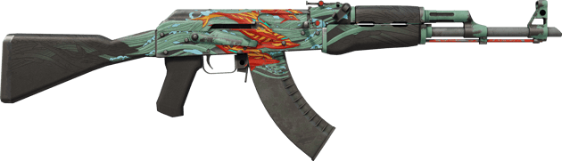 Preview image 2 of AK-47 | 물빛 복수 (꽤 닳은)