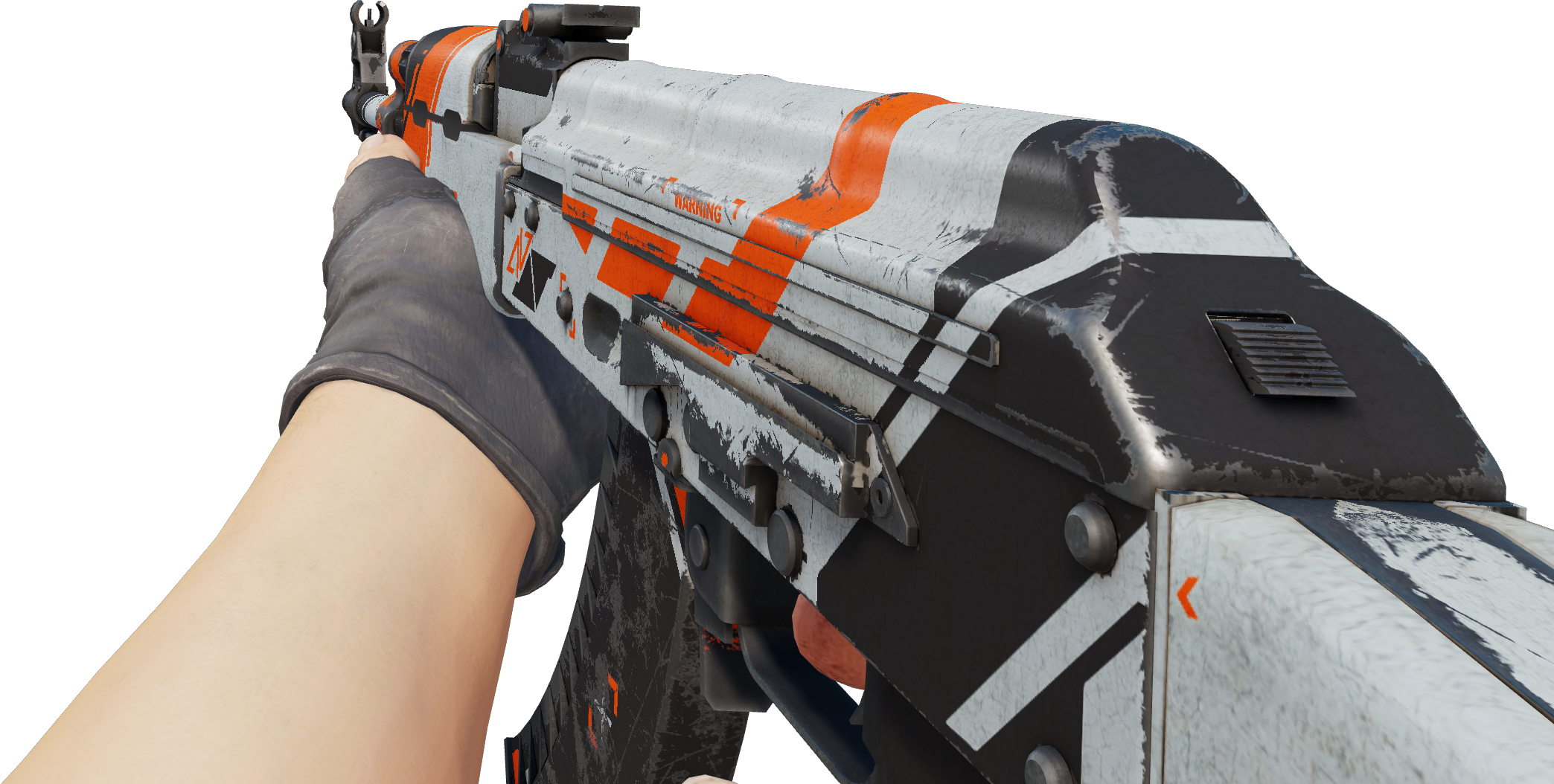 Preview image 4 of AK-47 | Asiimov (Battle-Scarred)
