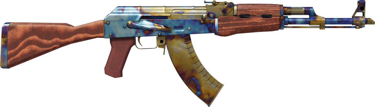 Preview image 2 of AK-47 | Case Hardened (Testato sul campo)