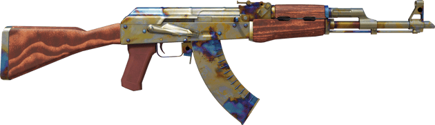 Preview image 2 of AK-47 | Case Hardened (Minimal Wear)