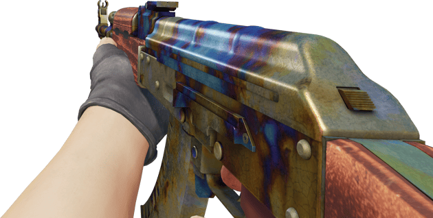 Preview image 3 of AK-47 | Case Hardened (Well-Worn)