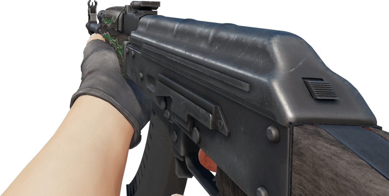 Preview image 3 of AK-47 | Emerald Pinstripe (新品同様)